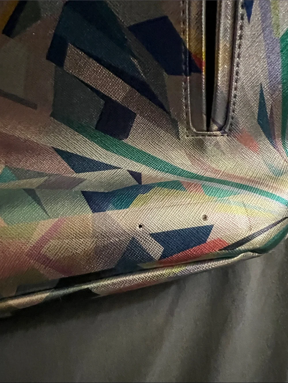 Sprayground holographic silver